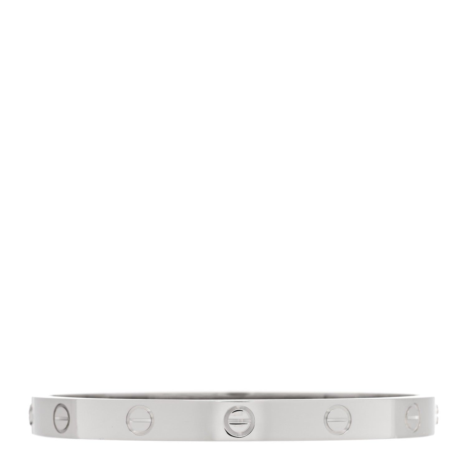 Cartier 18K White Gold LOVE Bracelet 17 1 of 7