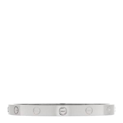 Cartier 18K White Gold LOVE Bracelet 17 1 of 7