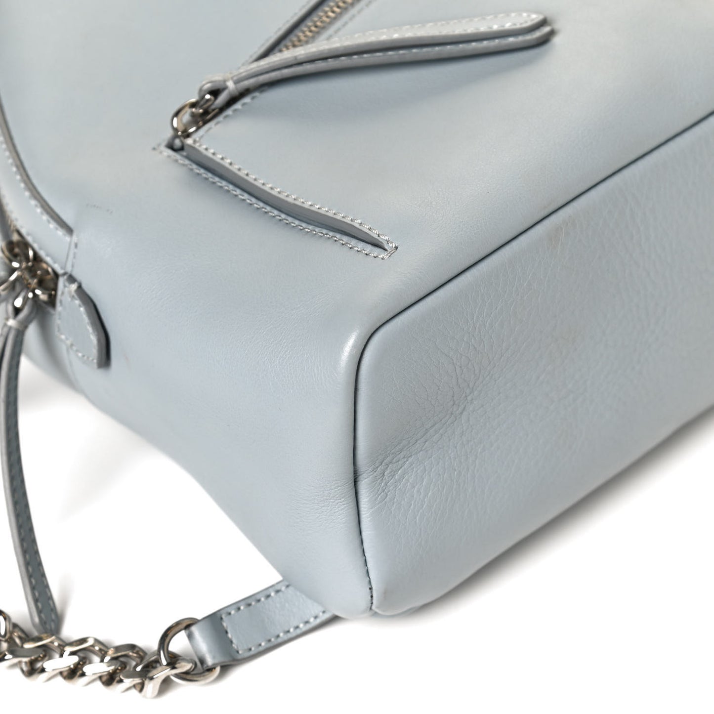 Vitello Dolce Crystal Flowerland Croc Tail Mini Backpack Grey