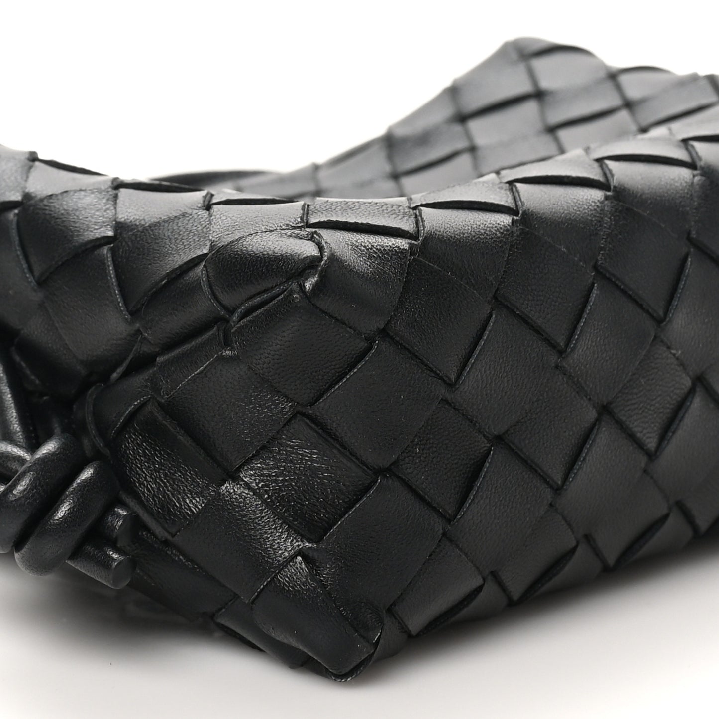 Nappa Intrecciato Mini Loop Camera Bag Black
