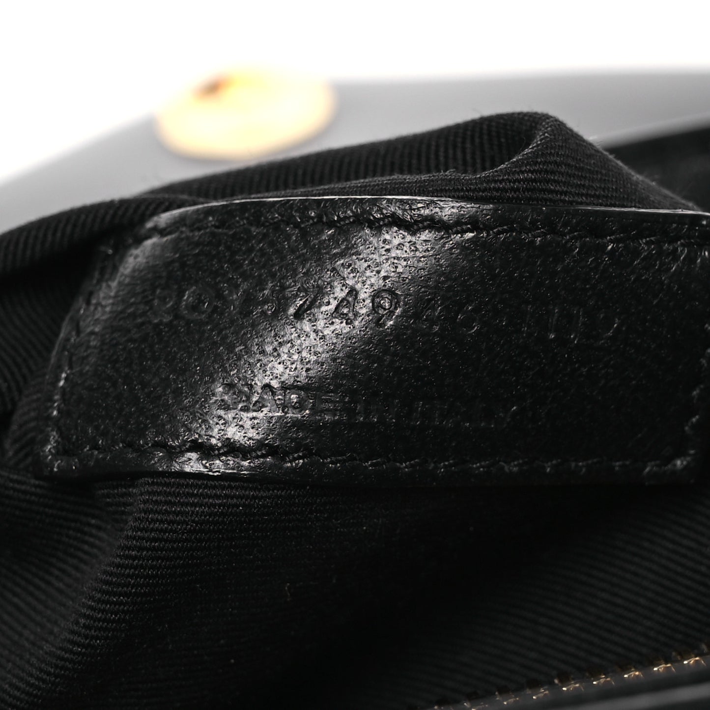 Calfskin Y Quilted Monogram Medium Loulou Chain Satchel Black