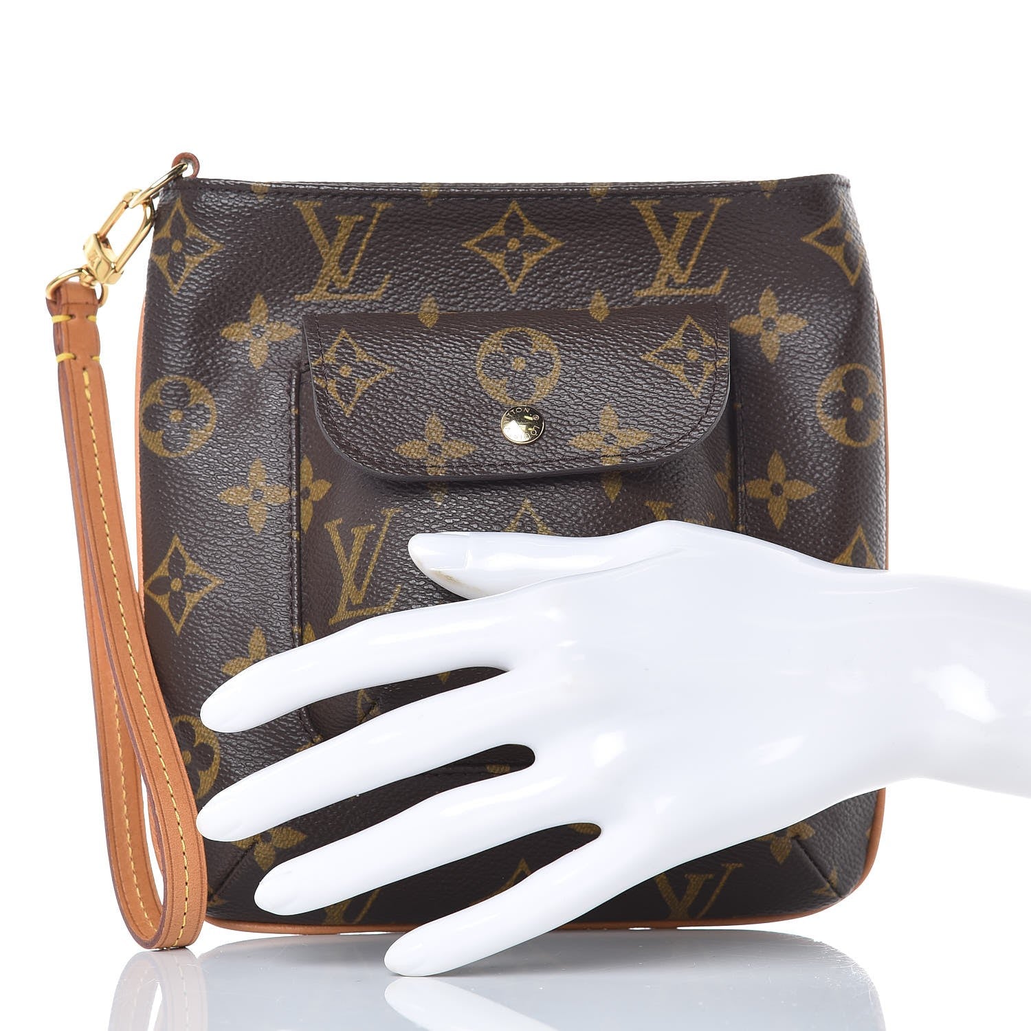Louis Vuitton Monogram Partition Wristlet 2 of 6