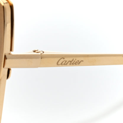 Cartier Panthere De Cartier Square Sunglasses Gold 8 of 8