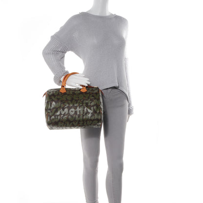 Louis Vuitton Monogram Graffiti Speedy 30 Kaki 2 of 8