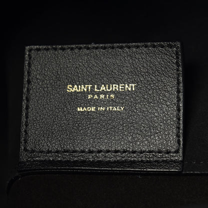 Saint Laurent Calfskin Large Shopping Tote Black 7 of 14