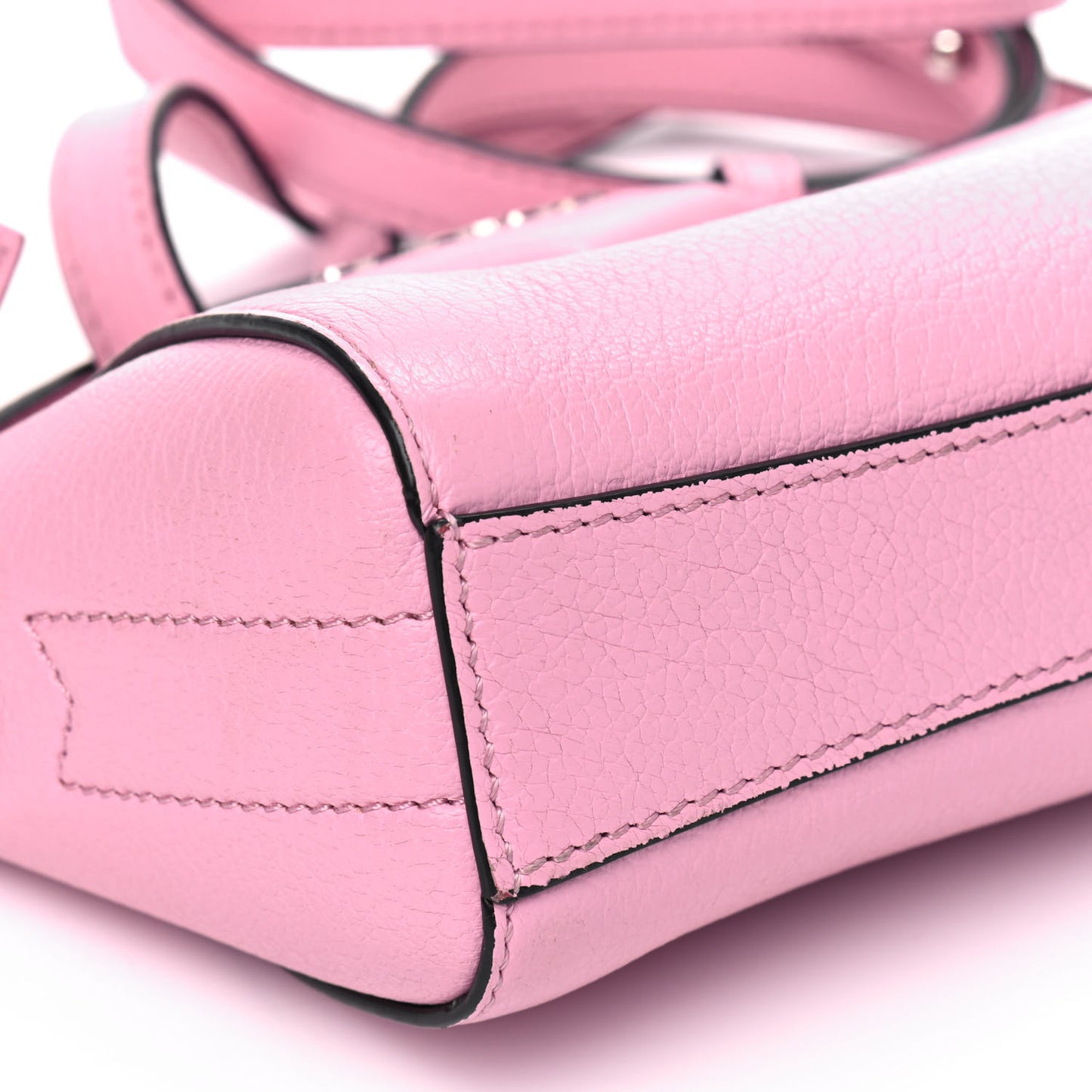 Sugar Goatskin Nano Antigona Bright Pink