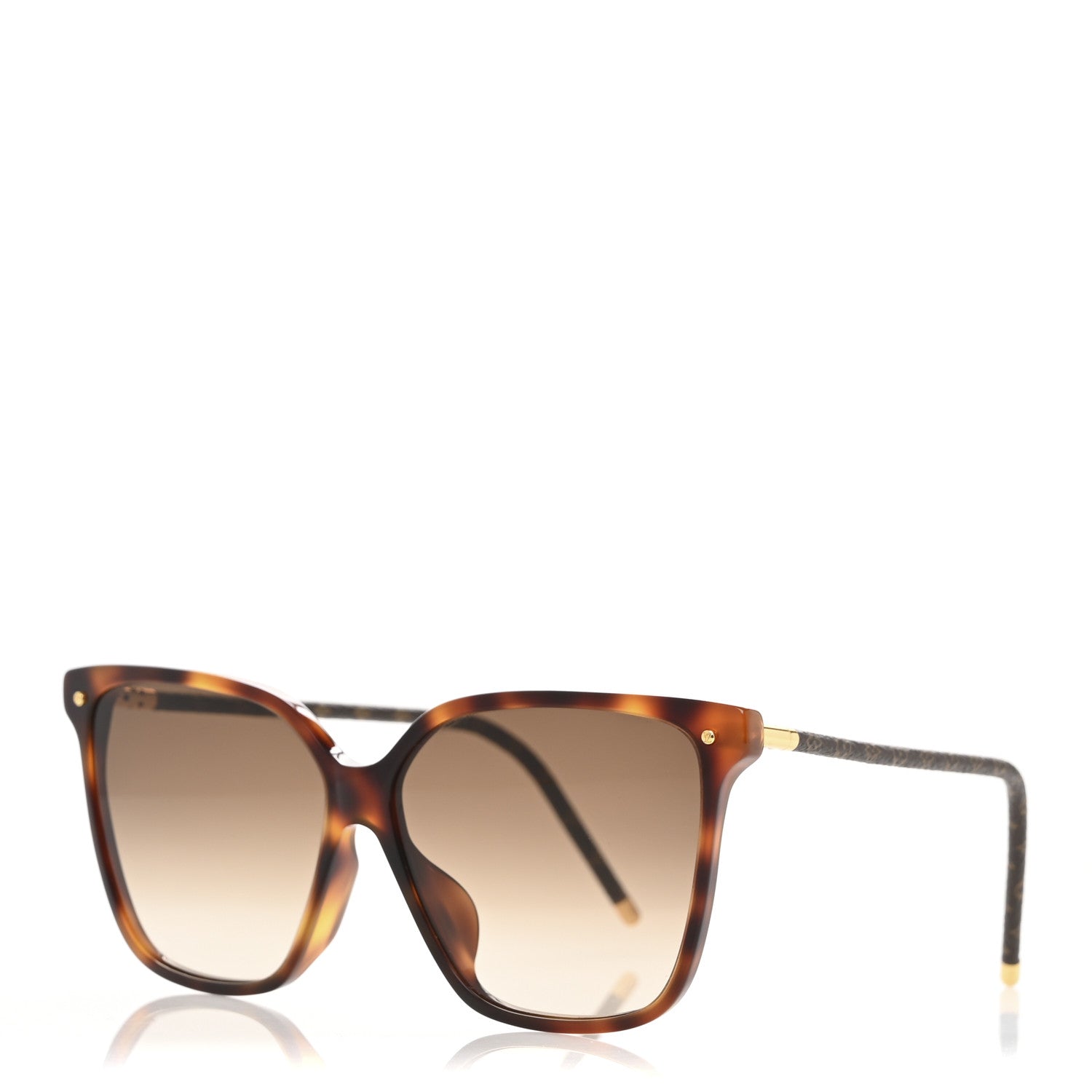 Louis Vuitton LV First Square Sunglasses Z1708E Dark Tortoise