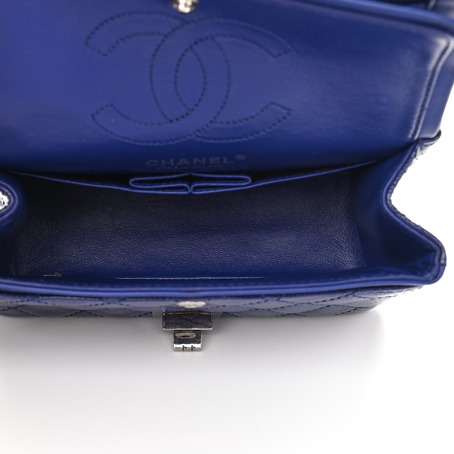 Caviar Patent 2.55 Reissue Flap 224 Blue