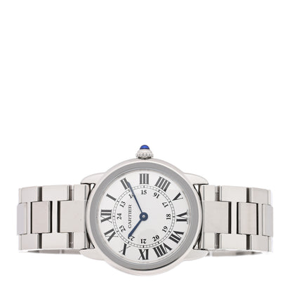 Cartier Stainless Steel 29mm Ronde Solo Quartz Watch 2 of 4