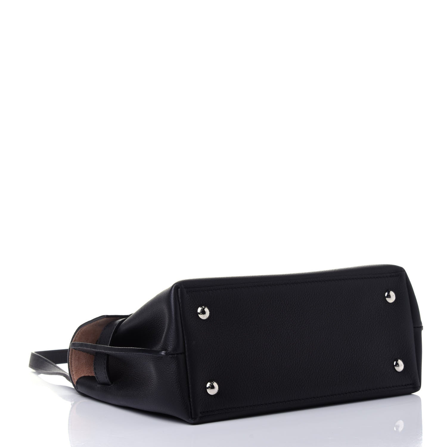 Louis Vuitton Calfskin Lockme Ever BB Black 3 of 10