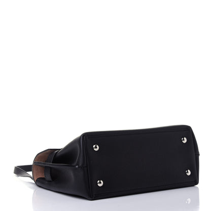 Louis Vuitton Calfskin Lockme Ever BB Black 3 of 10