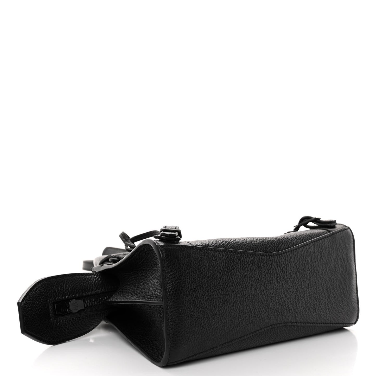 Grained Calfskin Neo Classic Black Hardware Mini City Black