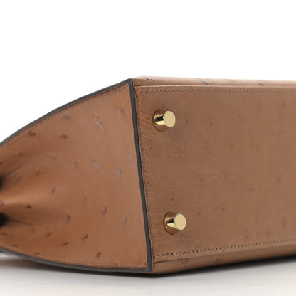 Hermes Ostrich Kelly Sellier 25 Alezan 9 of 11
