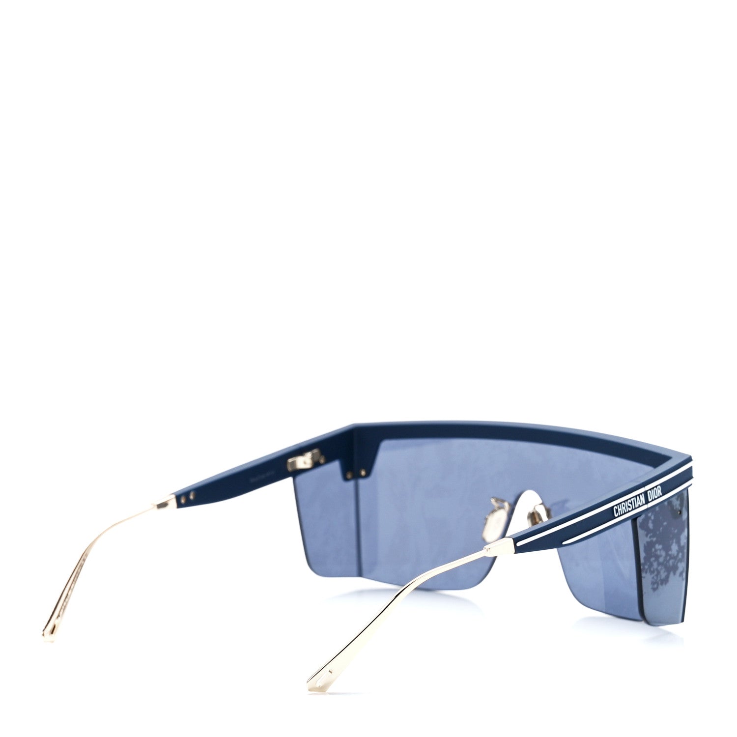 Christian Dior Geometric Diorclub M1U Mask Sunglasses Matte Blue 4 of 9
