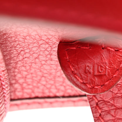 Hermes Taurillon Clemence Evelyne TPM Rouge Garance 6 of 9