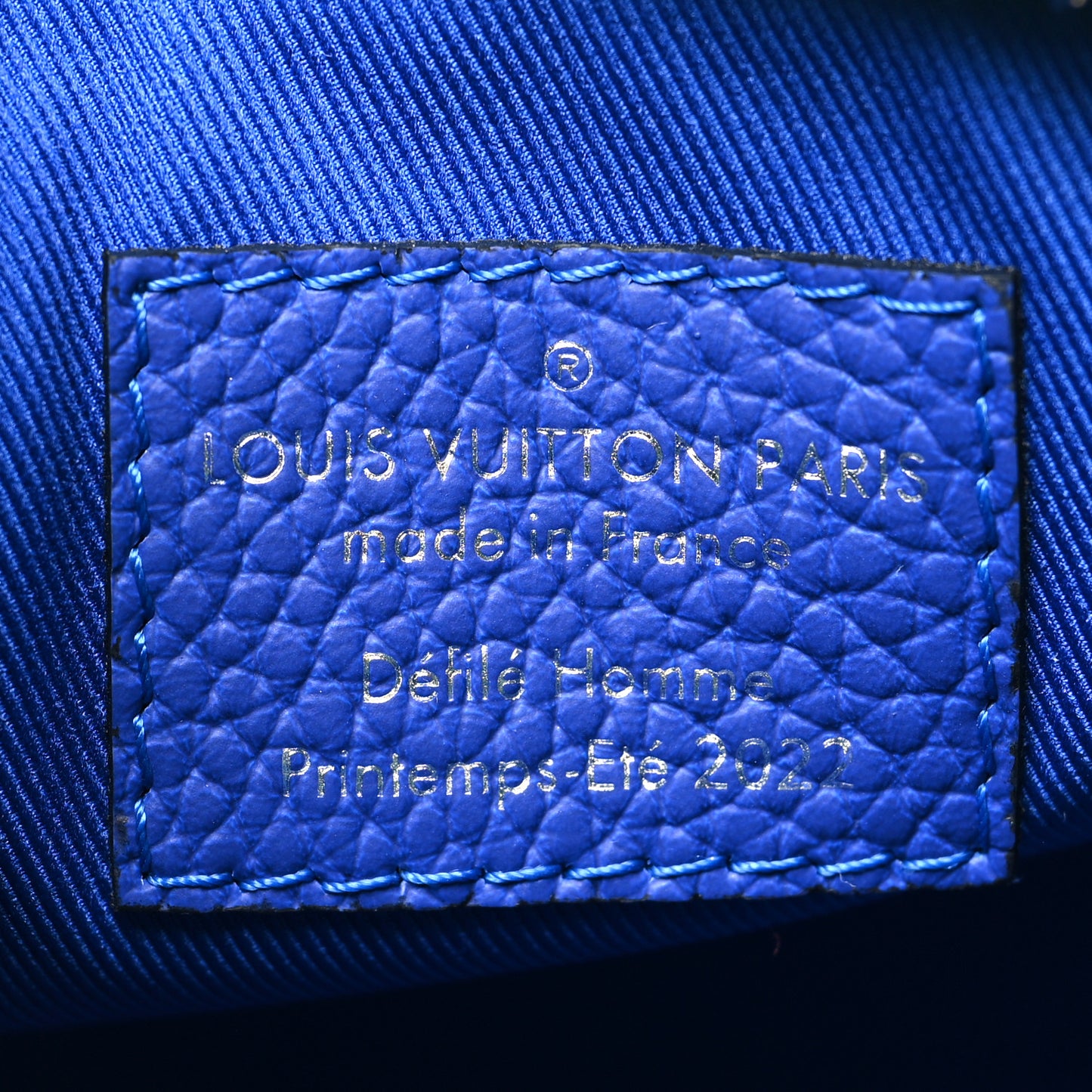 Taurillon Illusion Keepall XS Bleu Vert