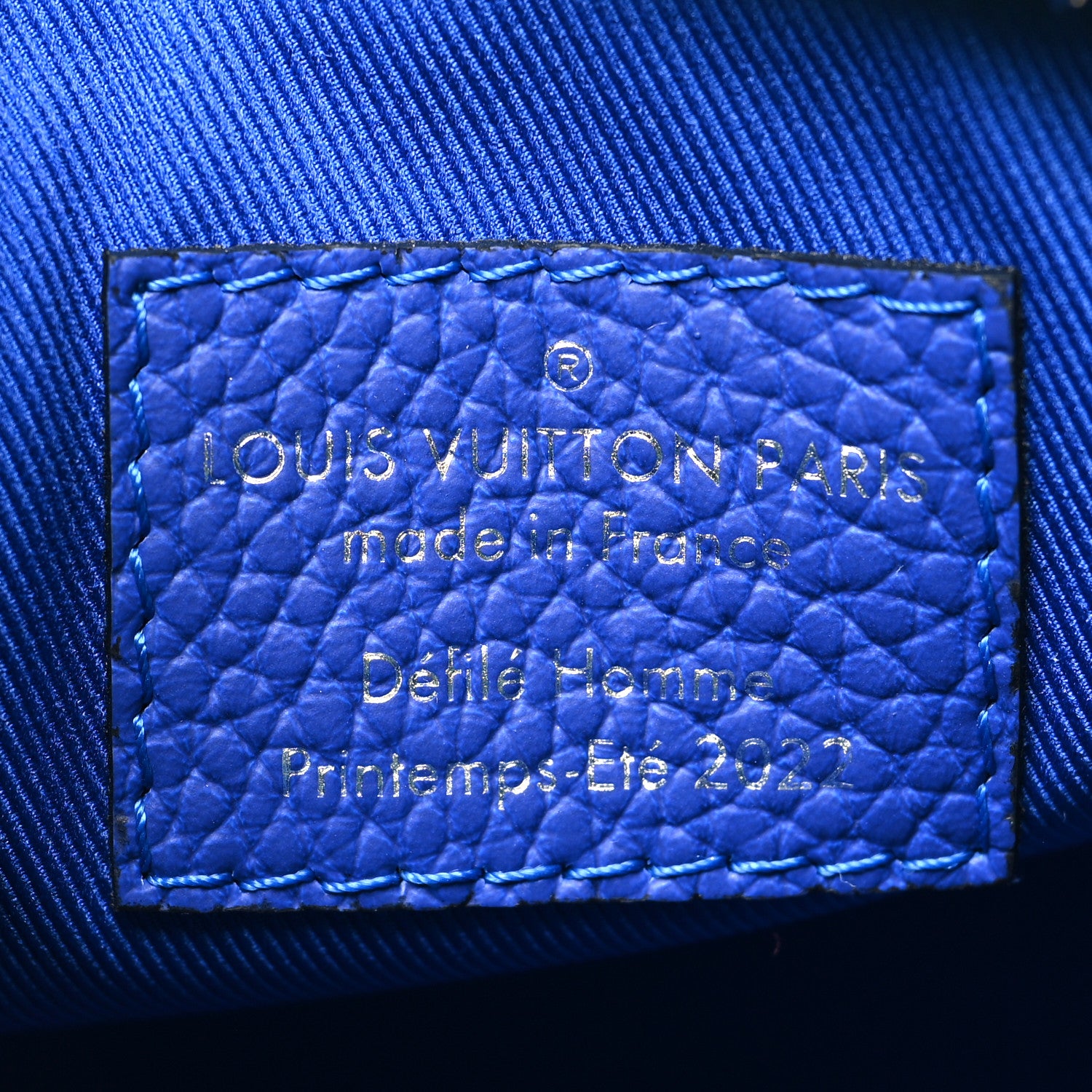 Louis Vuitton Taurillon Illusion Keepall XS Bleu Vert 7 of 10