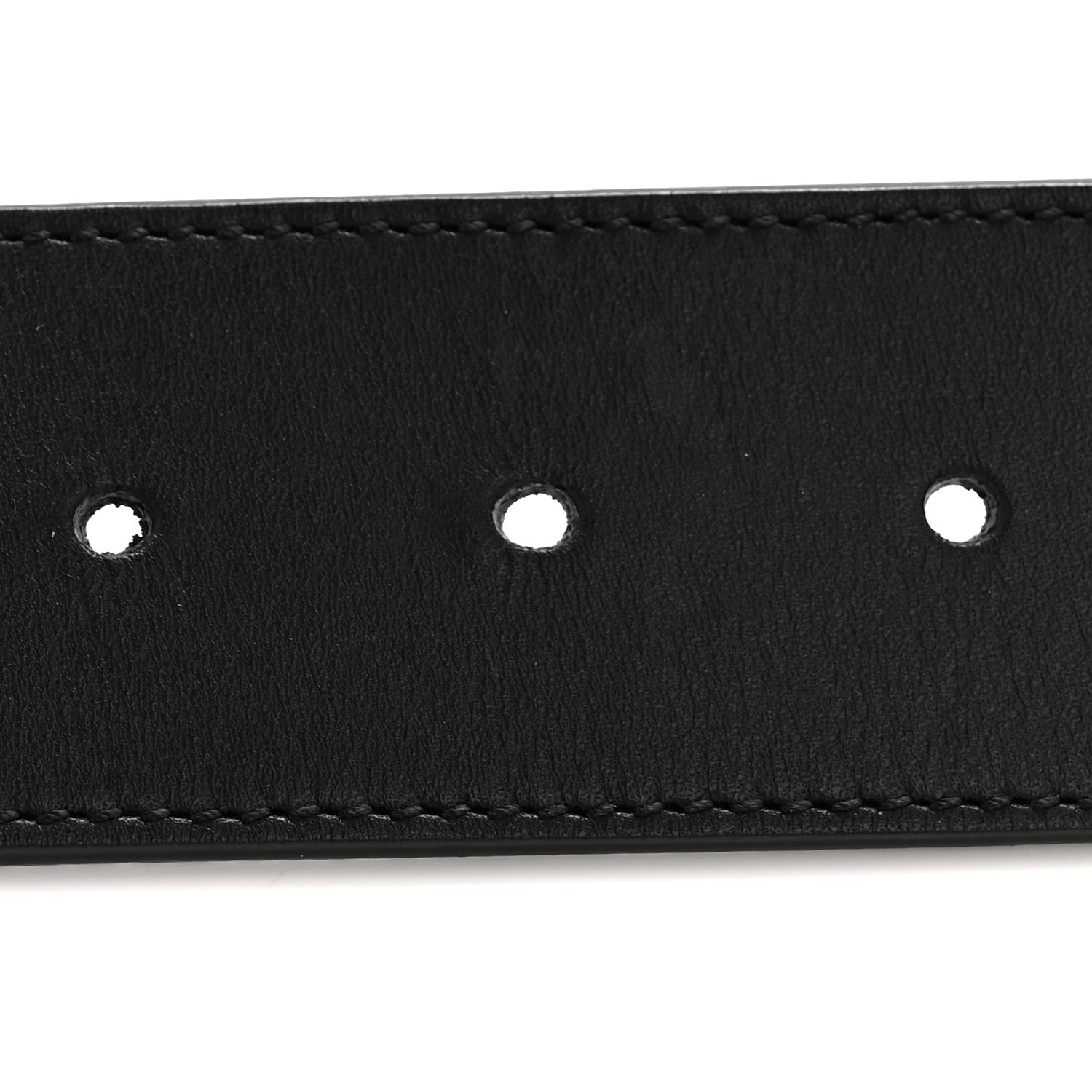 Gucci Moon Calfskin Pearl Double G 40mm Belt 90 36 Black Cream 4 of 8