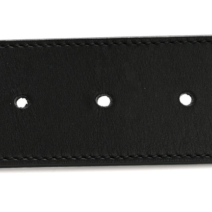 Gucci Moon Calfskin Pearl Double G 40mm Belt 90 36 Black Cream 4 of 8