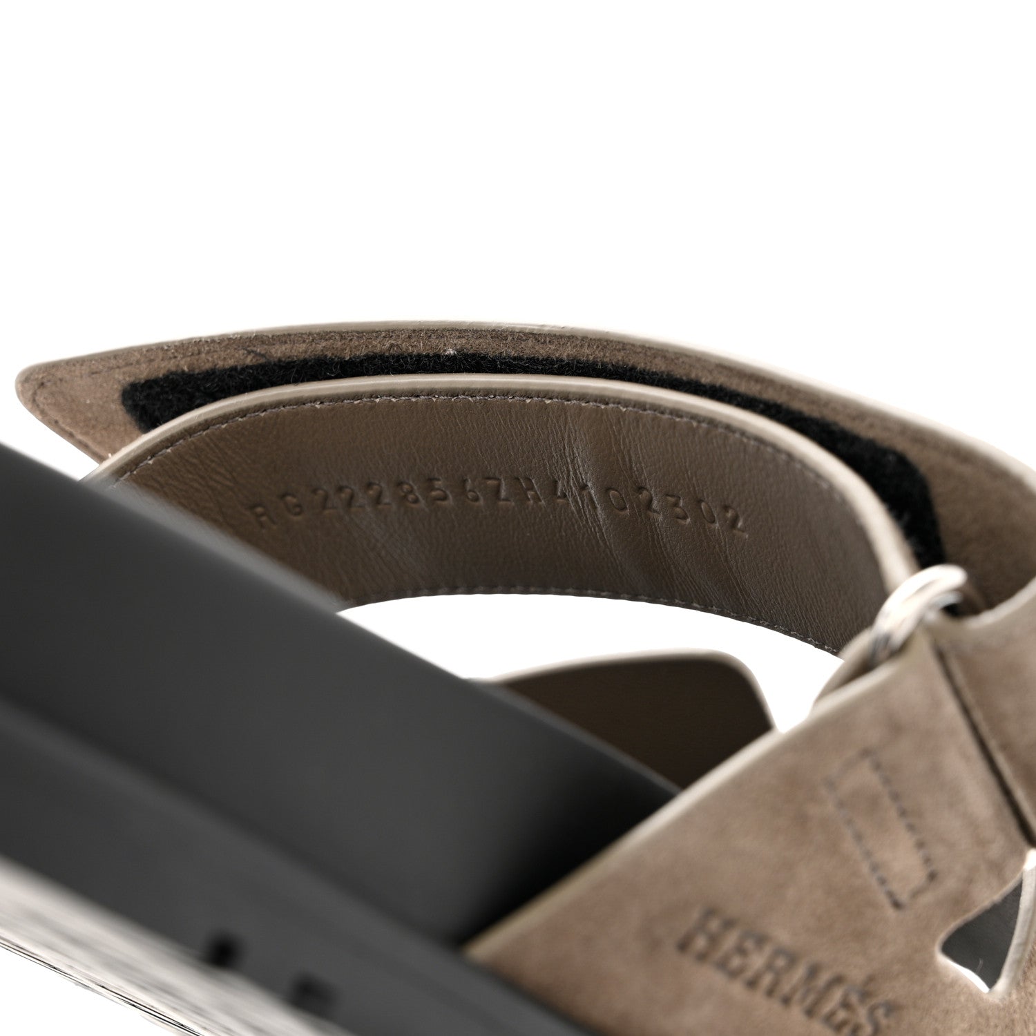 Hermes Suede Goatskin Mens Chypre Sandals 41 Beige Argile 8 of 8