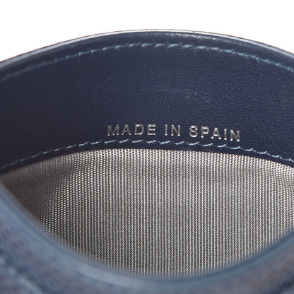 Chanel Caviar Timeless CC Card Holder Wallet Blue 7 of 9