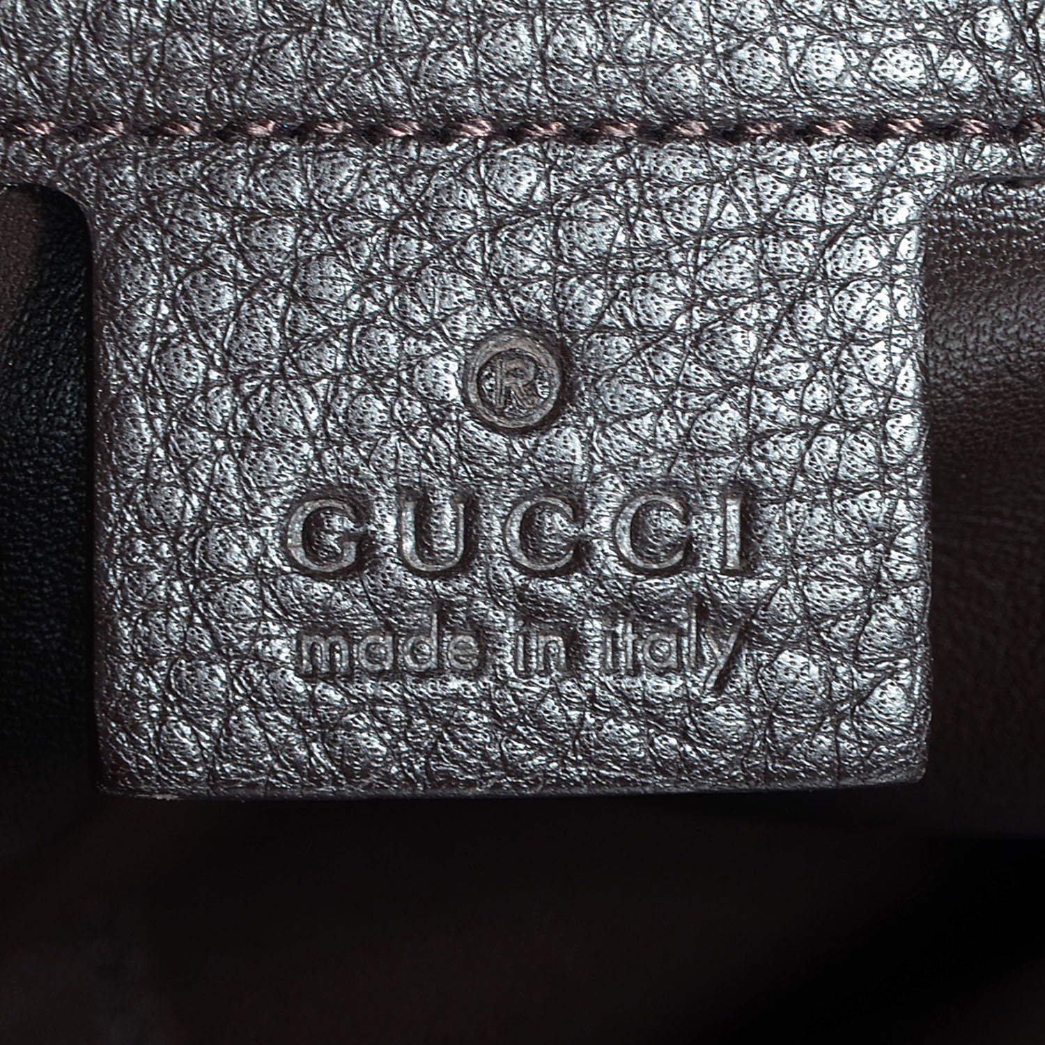 Gucci Deerskin Large Hip Bamboo Hobo Dark Cocoa 6 of 7