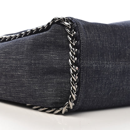 Stella McCartney Denim Chain Falabella Tote Blue 6 of 8