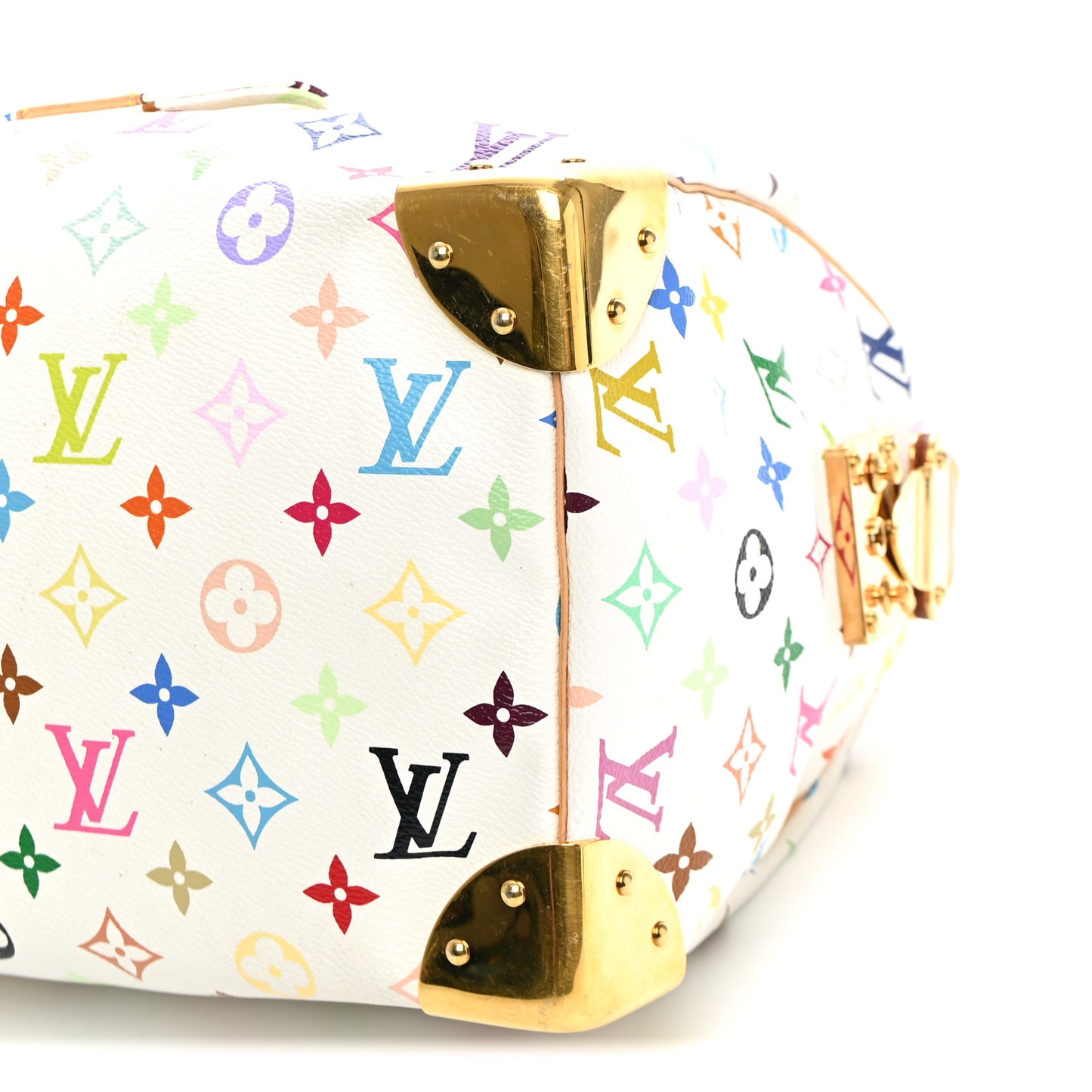 Monogram Multicolor Speedy 30 White