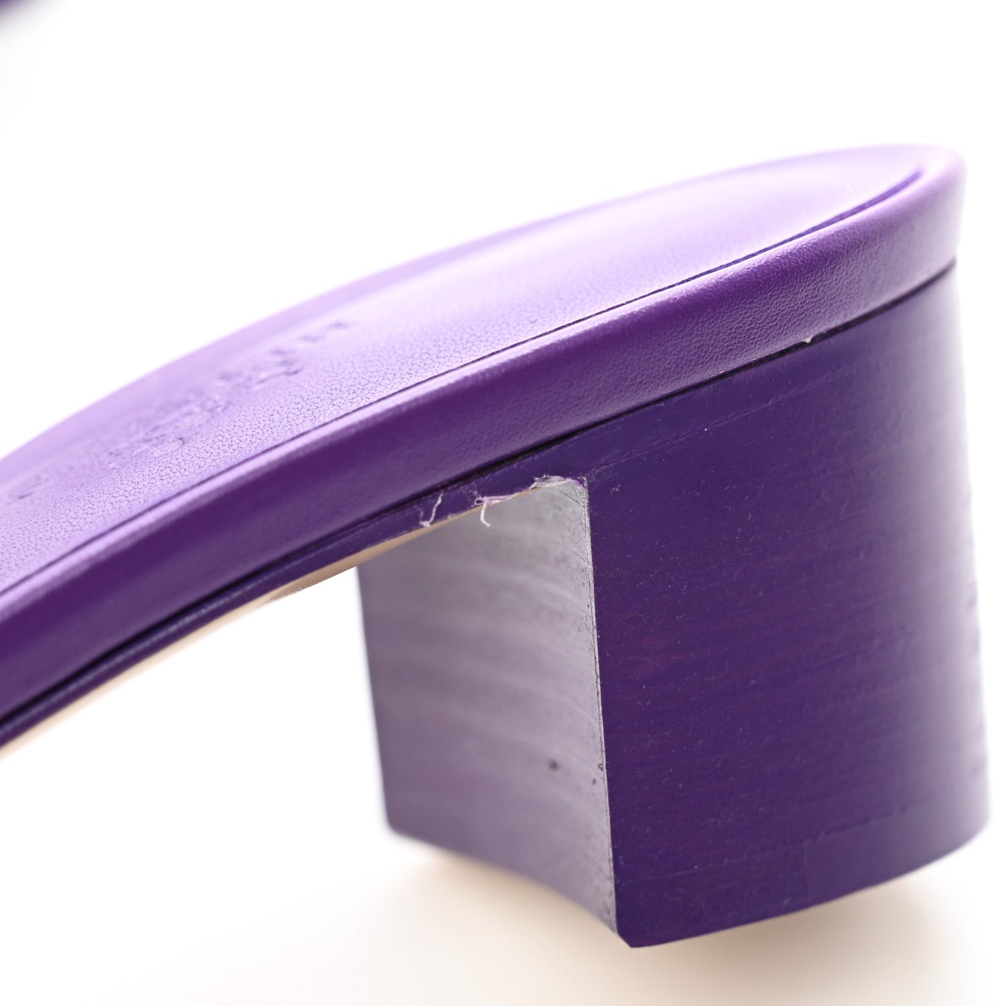 Calfskin Oasis Sandals 37 Violet Majorette