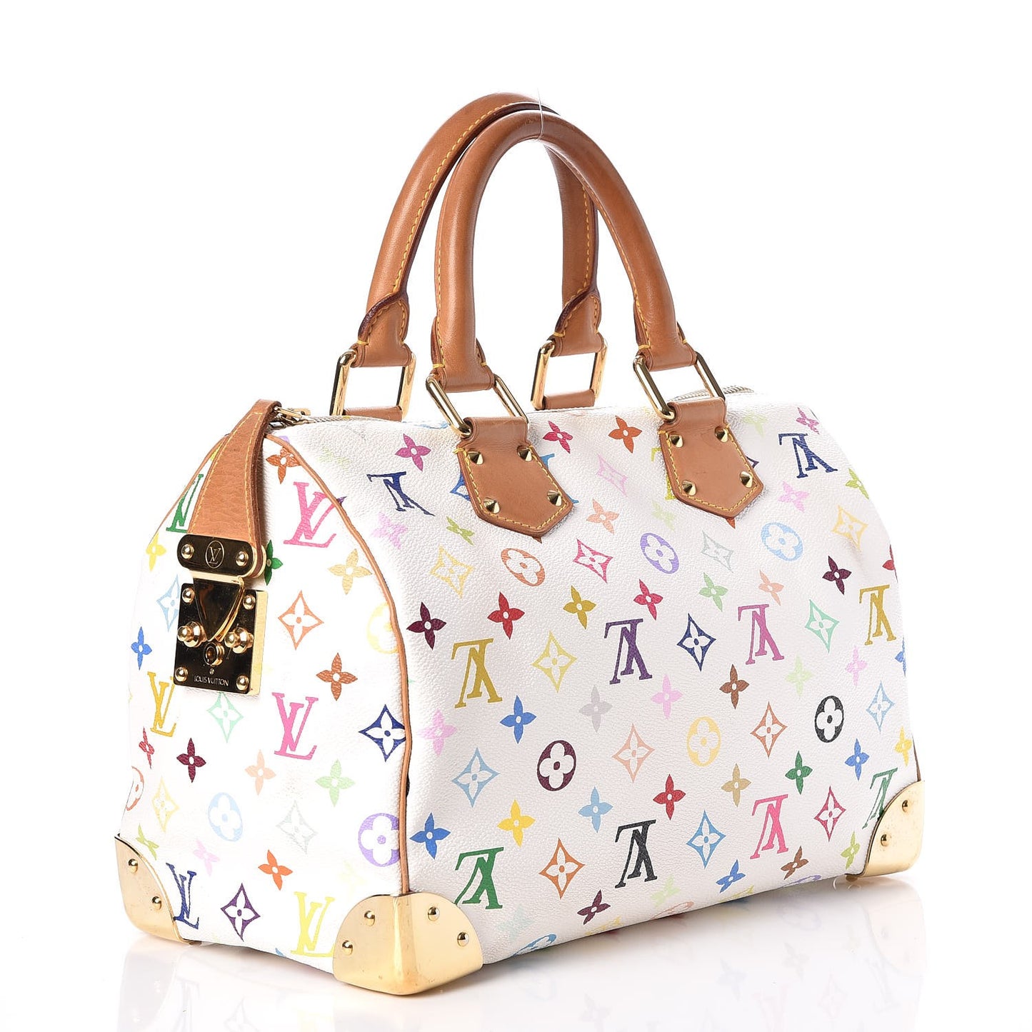 Monogram Multicolor Speedy 30 White