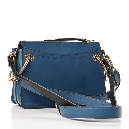 Chloe Glossy Lambskin Small Roy Bag Vinyl Blue 3 of 9