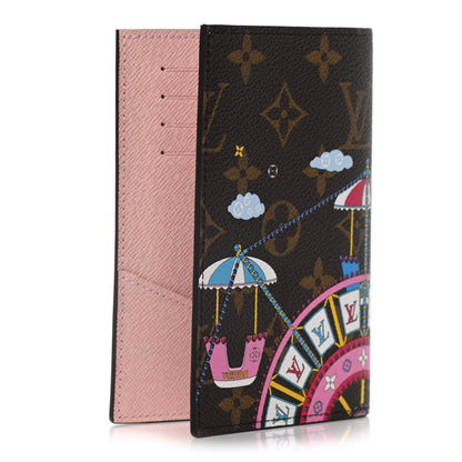 Louis Vuitton Monogram 2020 Christmas Animation Big Wheel Passport Cover Rose Ballerine 3 of 7