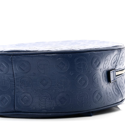Gucci Textured Dollar Calfskin Web Debossed GG Kids Backpack Blue Agata 10 of 10