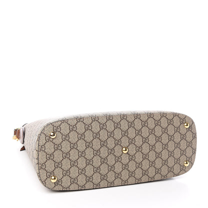 Gucci GG Supreme Monogram Linea A Hobo Brown 4 of 10