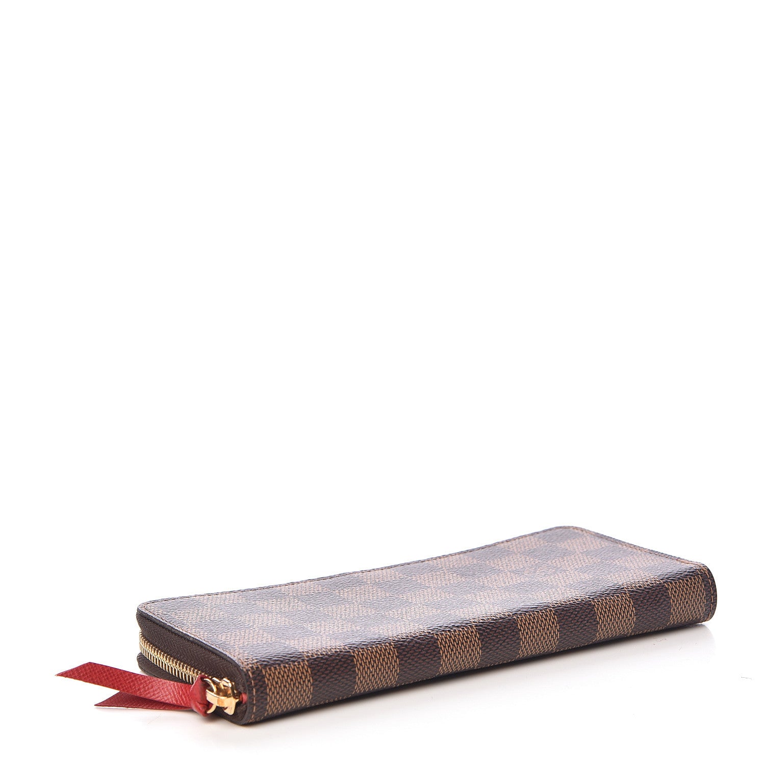 Louis Vuitton Damier Ebene Clemence Wallet Cherry 4 of 7