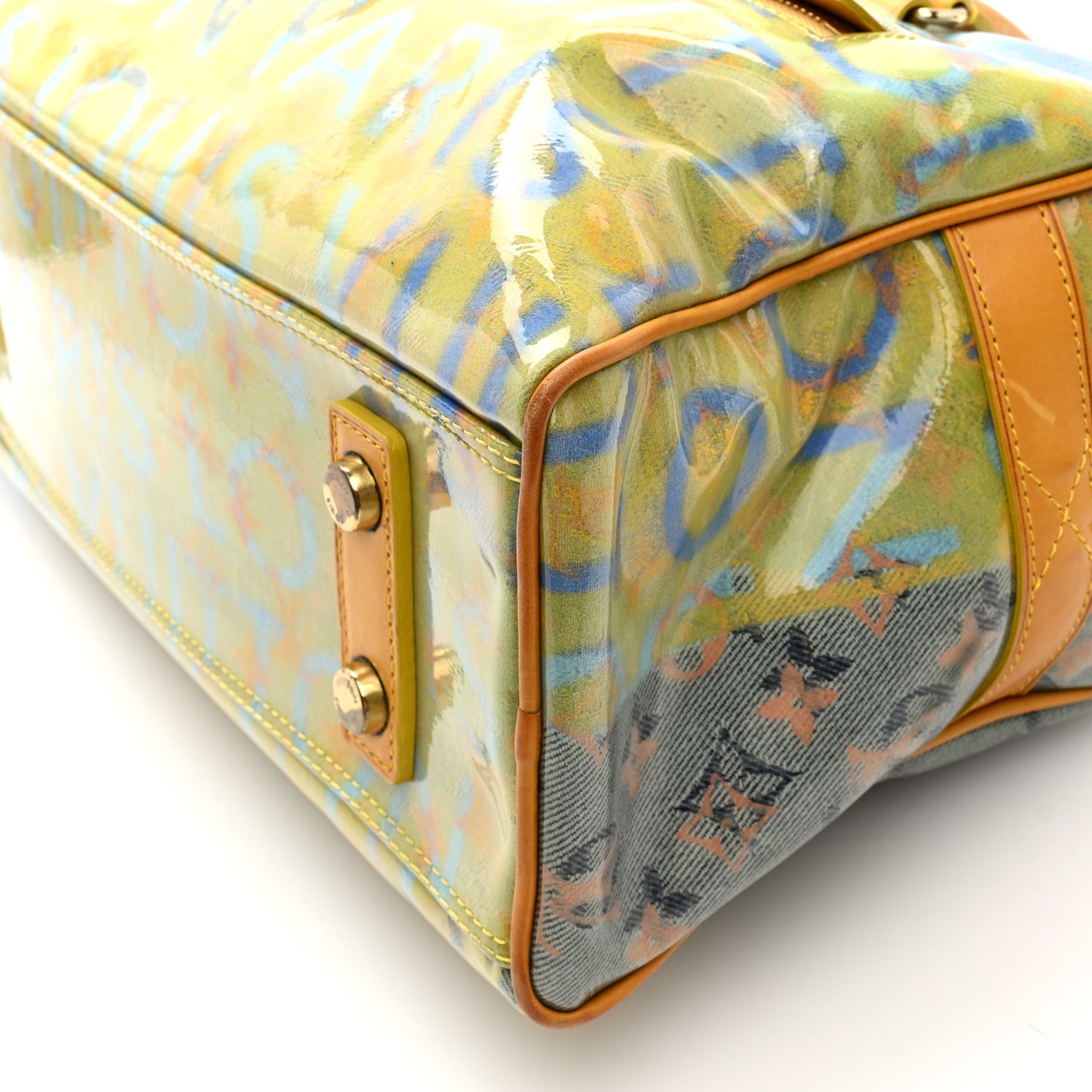 Monogram Pulp Defile Weekender PM Yellow