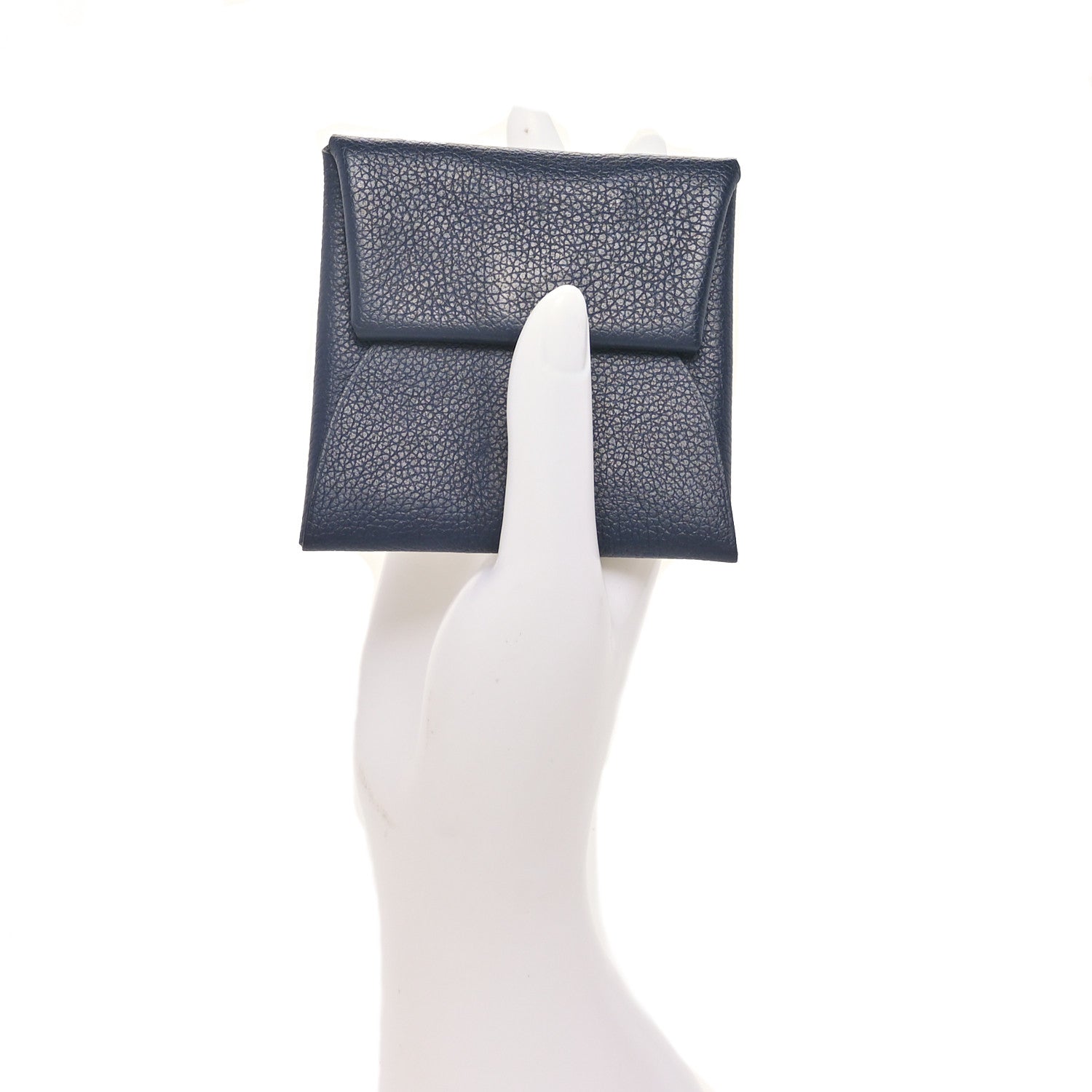 Hermes Evercolor Bastia Coin Purse Bleu Nuit 2 of 8