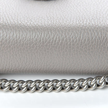 Gucci Pebbled Calfskin Small Dionysus Shoulder Bag Dusty Grey 10 of 11