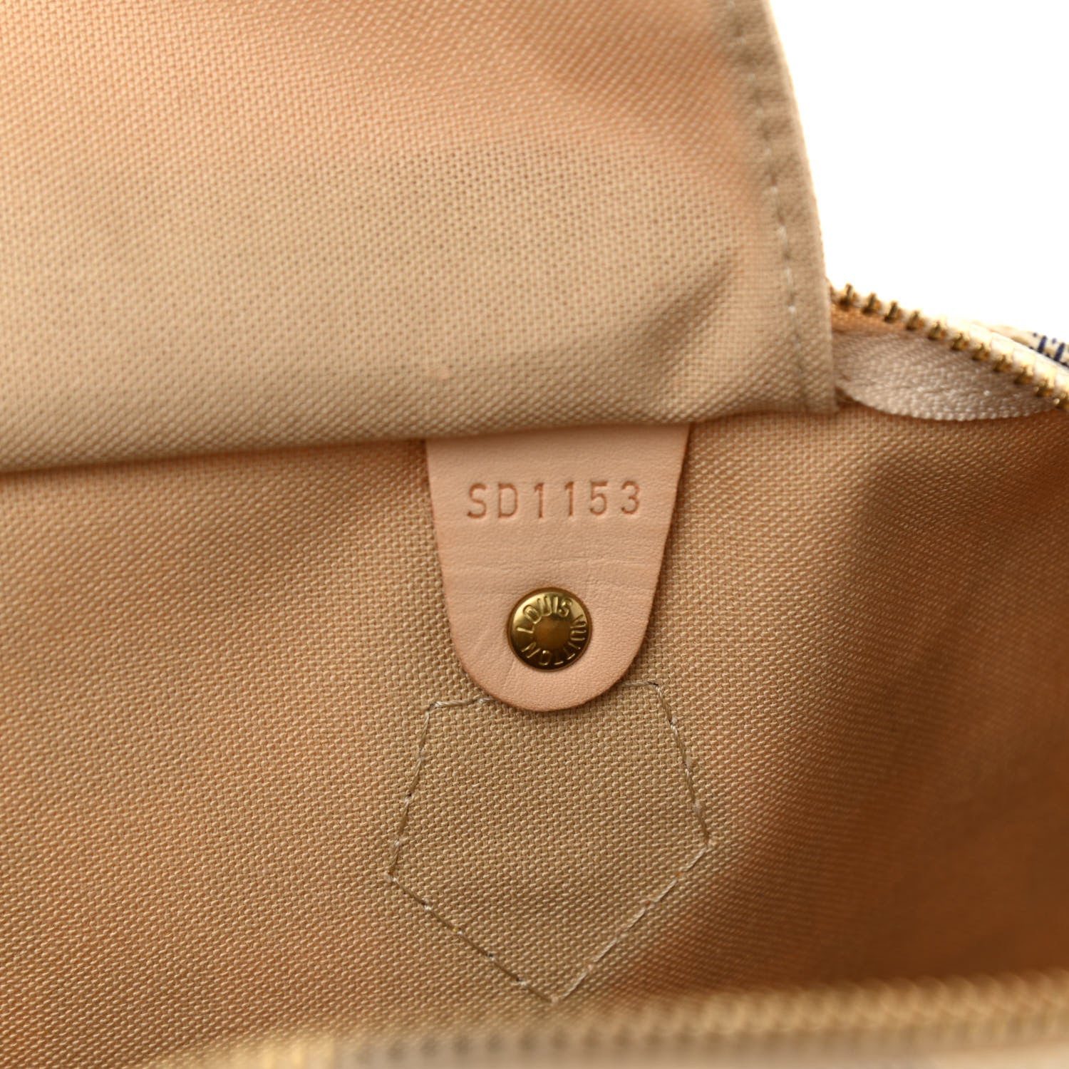 Louis Vuitton Damier Azur Speedy 35 7 of 9