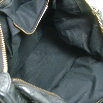 Balenciaga Chevre Weekender Travel Tote Black 7 of 10