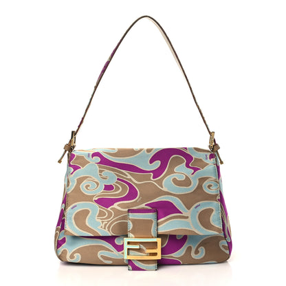 Fendi Canvas Printed Mama Baguette Multicolor 1 of 7