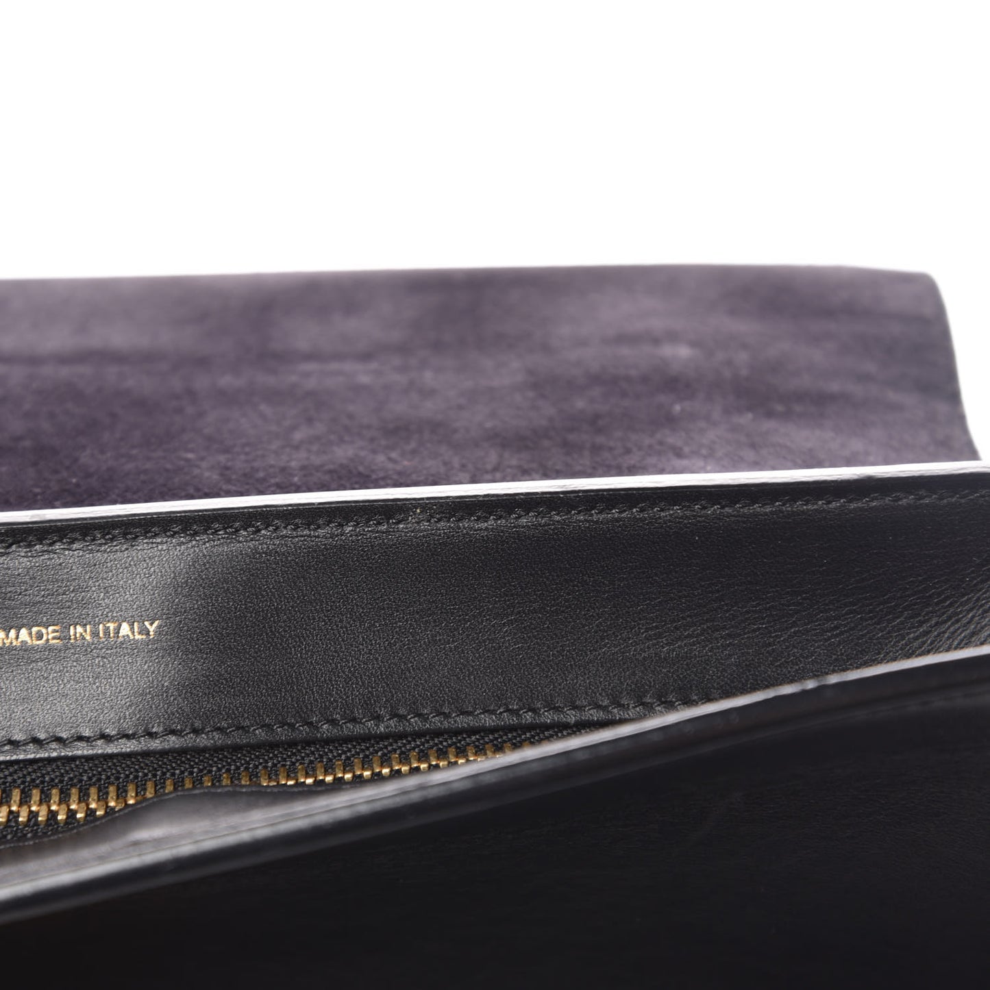 Smooth Calfskin Medium Trapeze Black