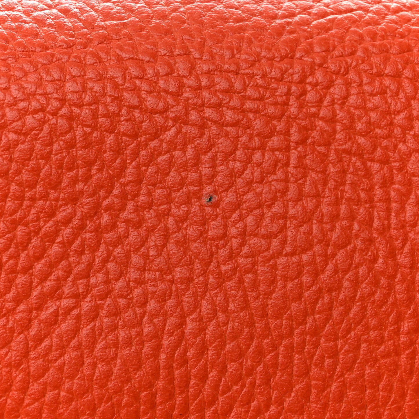 Dollar Calfskin Medium Swing Tote Sun Orange Pure Red