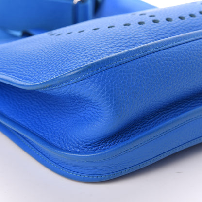 Hermes Taurillon Clemence Evelyne III GM Bleu Hydra 10 of 11