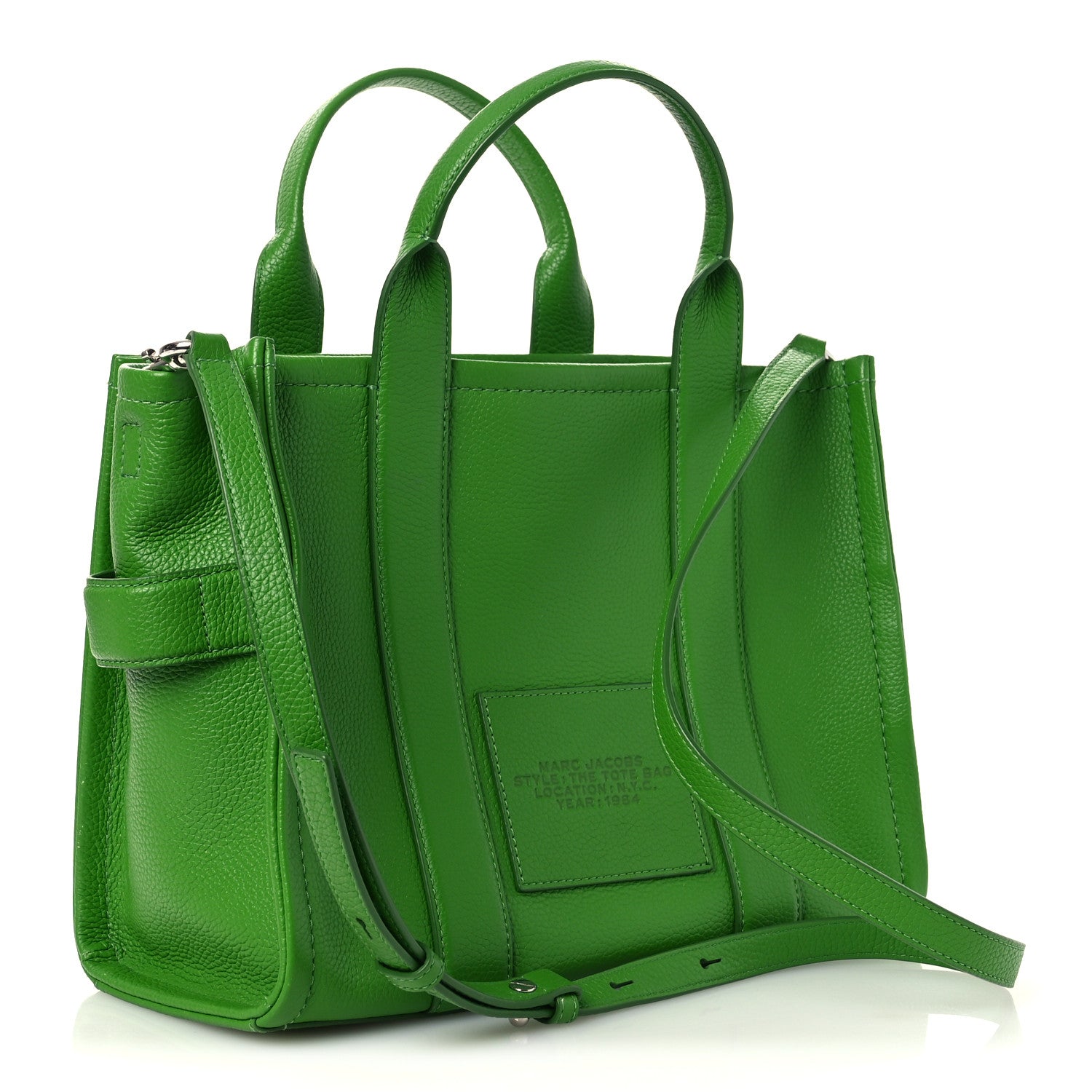 Marc Jacobs Grained Calfskin Medium The Tote Bag Kiwi 1824609 Marc Jacobs Grained Calfskin Medium The Tote Bag Kiwi 1824609