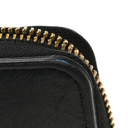 Louis Vuitton Calfskin Colored Monogram Zippy Wallet Blue Black 9 of 10