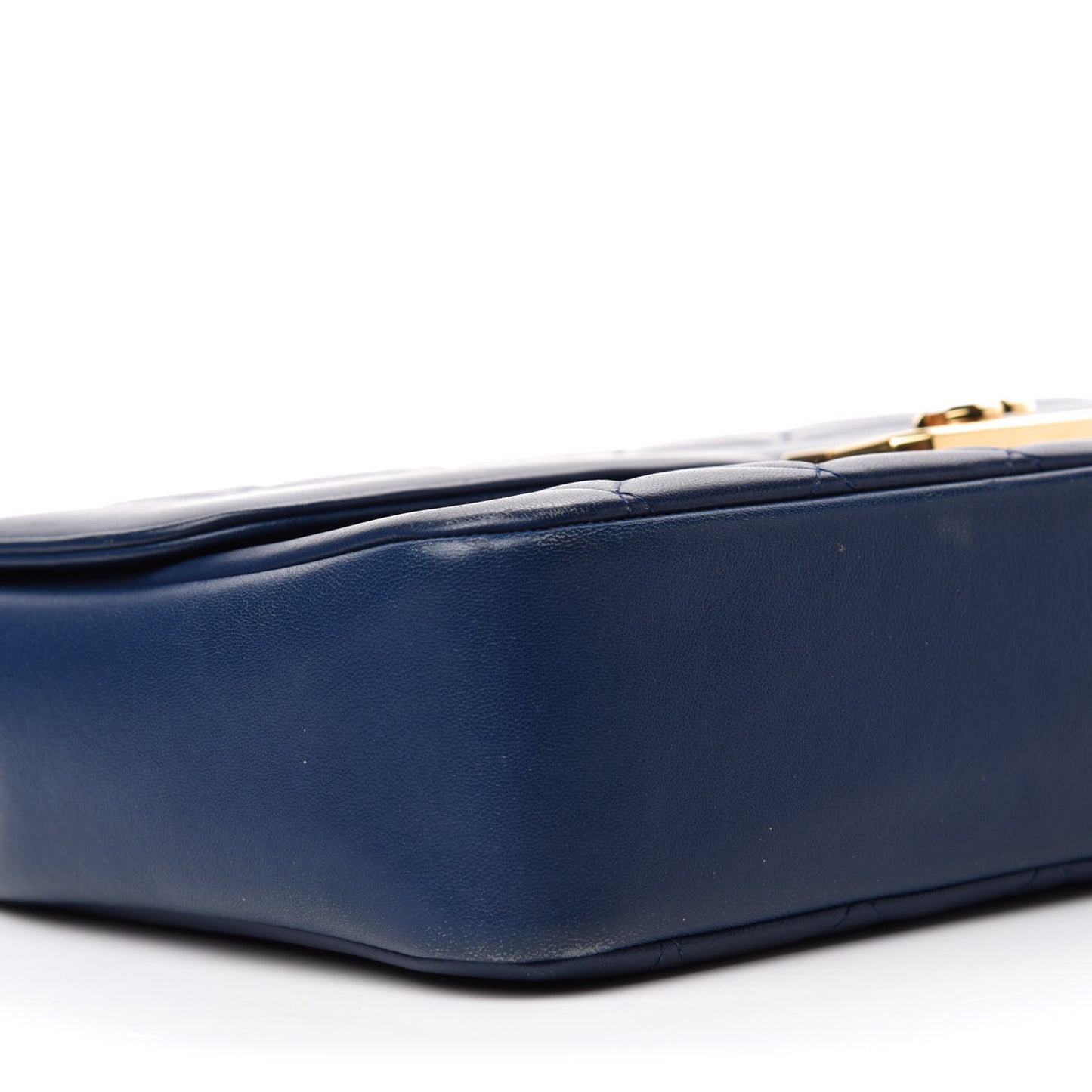 Lambskin Quilted Large Chic With Me Flap Navy