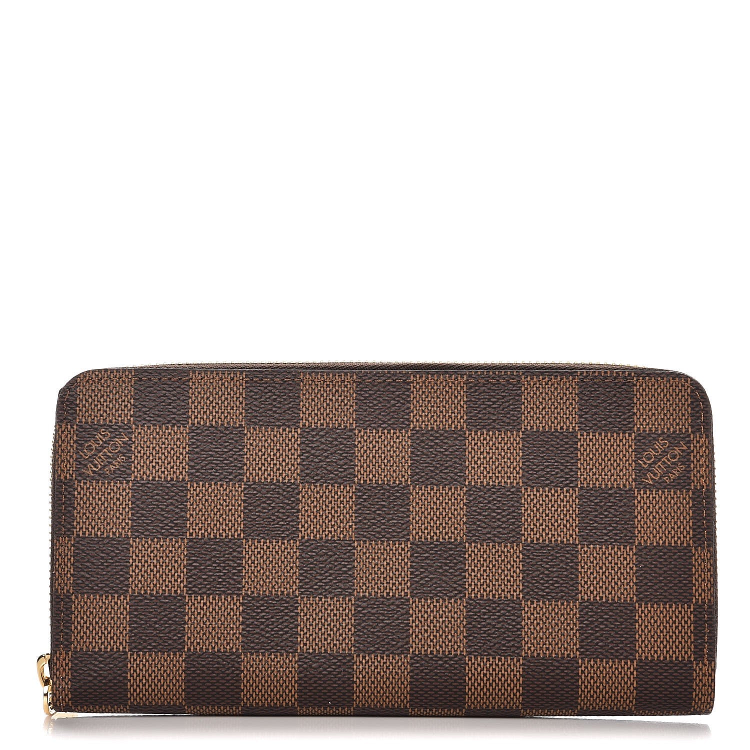 Louis Vuitton Damier Ebene Zippy Wallet Rose Ballerine 1 of 7