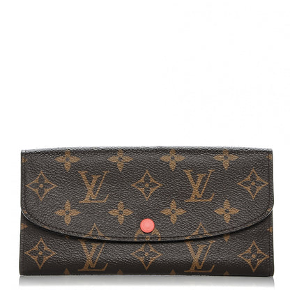 Louis Vuitton Monogram Emilie Wallet Poppy 1 of 6