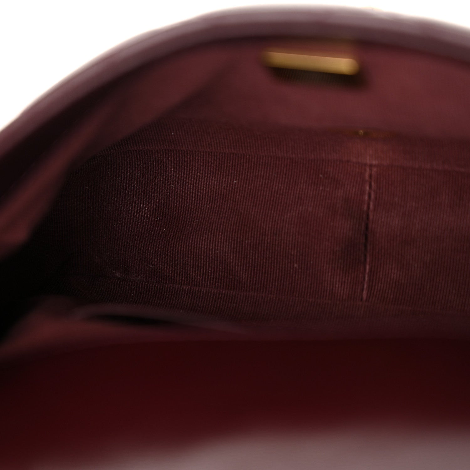 Chanel Shiny Lambskin Quilted Twist CC Square Flap Burgundy 11 of 13